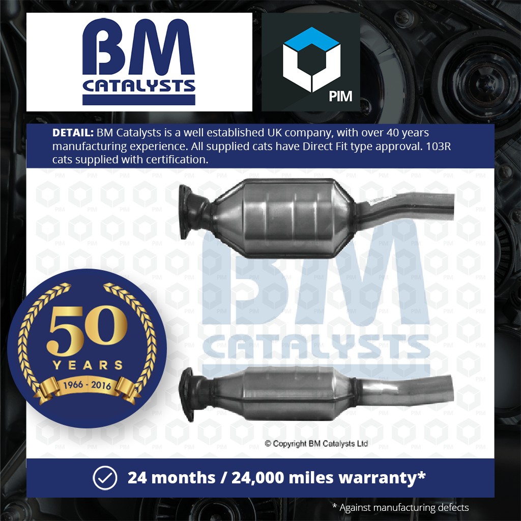 BM Catalysts Catalytic Converter Type Approved + Fitting Kit BM80011HK [PM2072258]