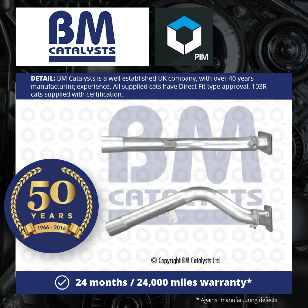BM Catalysts Exhaust Front / Down Pipe BM70592 [PM922283]