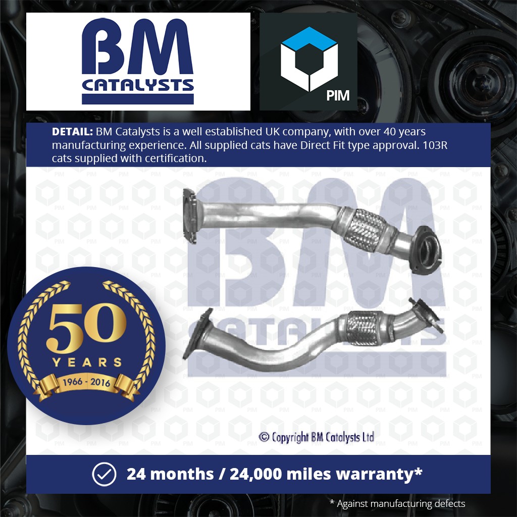 BM Catalysts Exhaust Front / Down Pipe BM70581 [PM609206]
