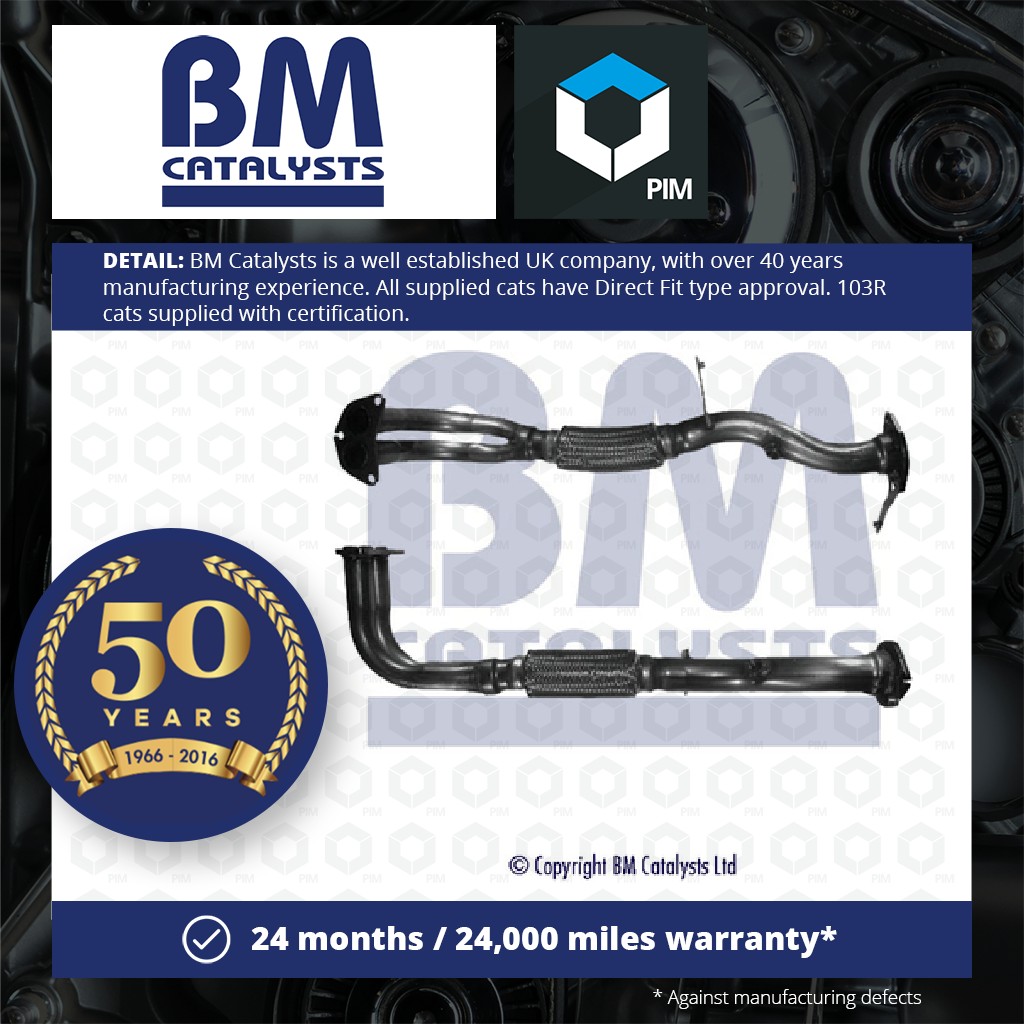 BM Catalysts Exhaust Front / Down Pipe BM70484 [PM341561]