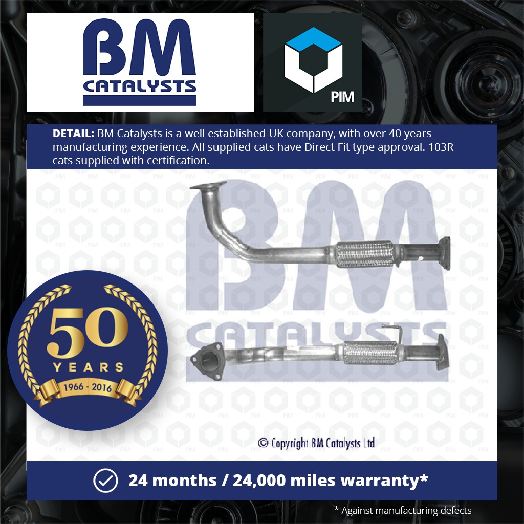 BM Catalysts Exhaust Front / Down Pipe BM70391 [PM341376]