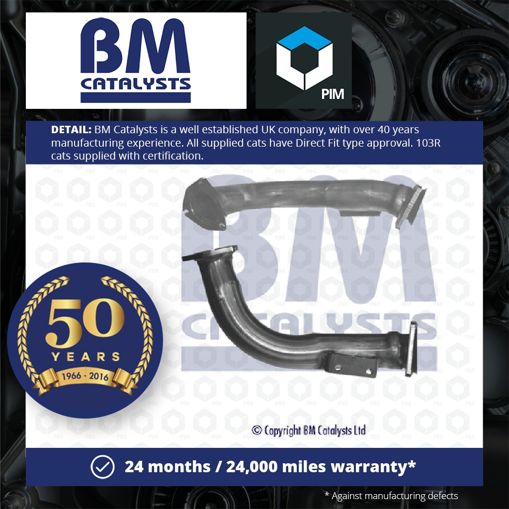 BM Catalysts Exhaust Front / Down Pipe + Fitting Kit Front BM70311K [PM2071698]