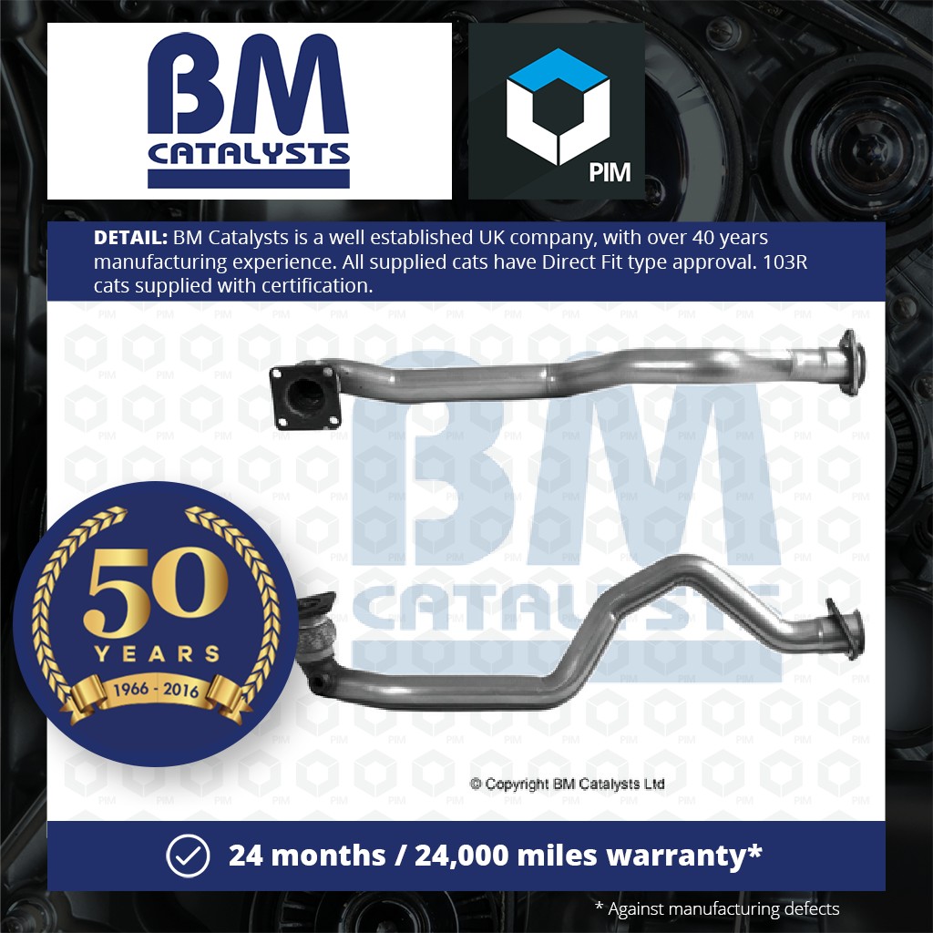 BM Catalysts Exhaust Front / Down Pipe BM70296 [PM341047]