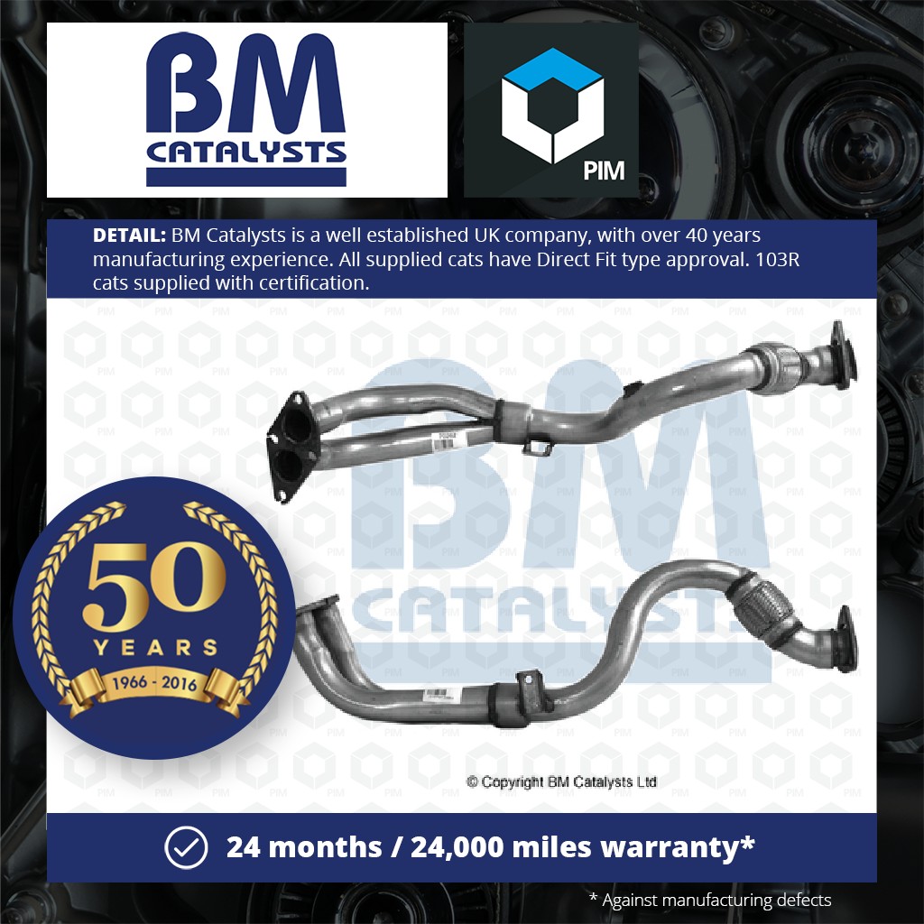 BM Catalysts Exhaust Front / Down Pipe BM70262 [PM341870]