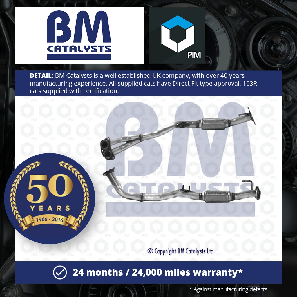 BM Catalysts Exhaust Front / Down Pipe + Fitting Kit Front BM70258K [PM2071624]