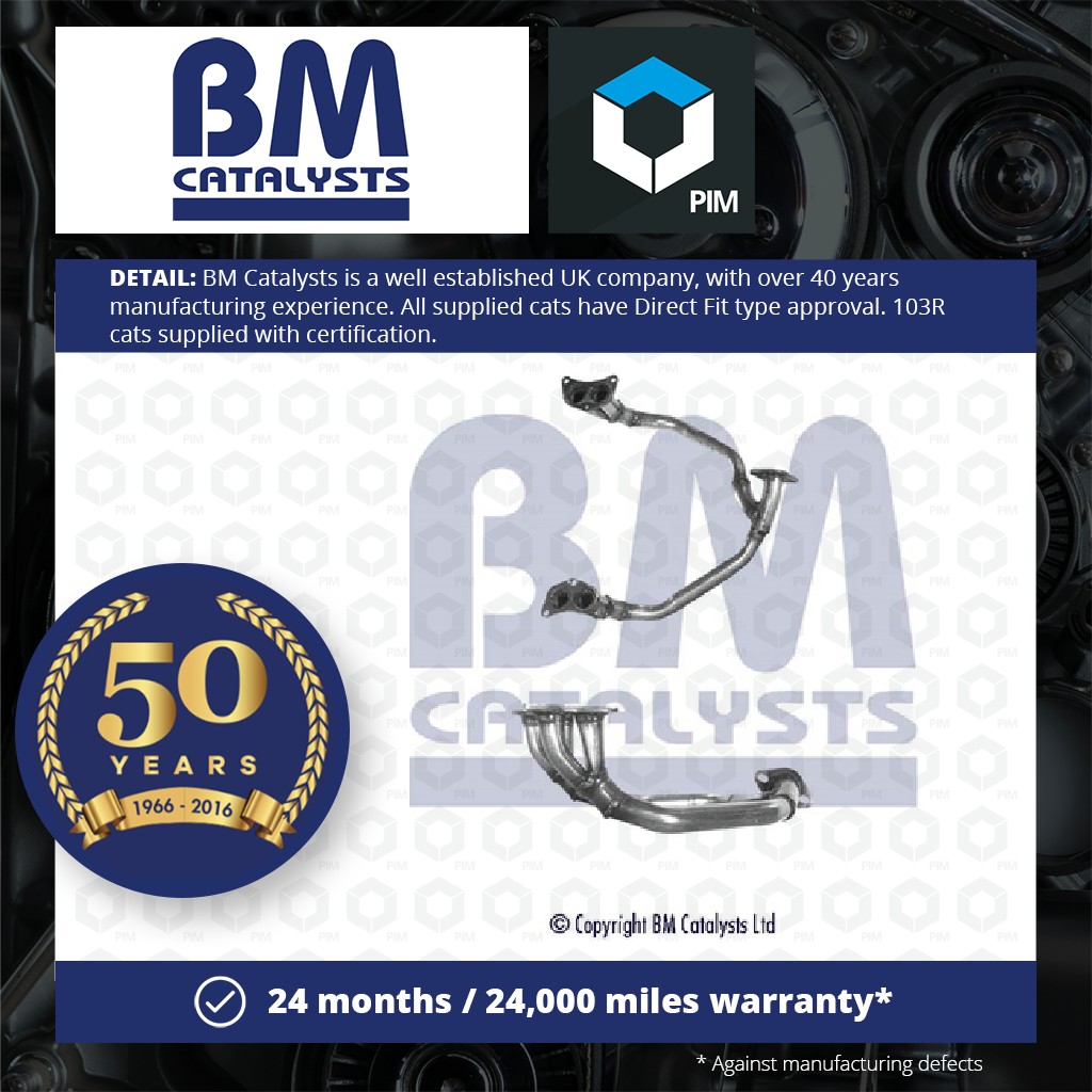 BM Catalysts Exhaust Front / Down Pipe + Fitting Kit Front BM70253K [PM2071614]