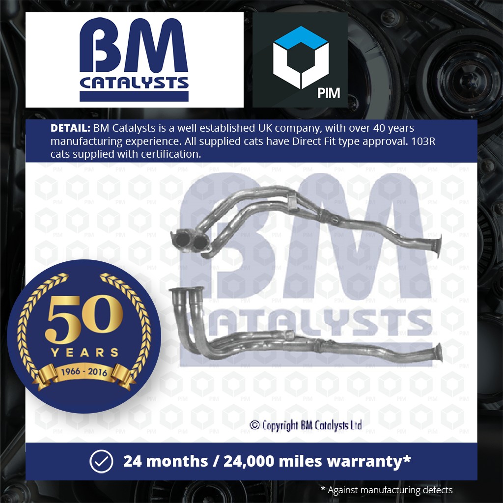 BM Catalysts Exhaust Front / Down Pipe + Fitting Kit Front BM70194K [PM2071536]