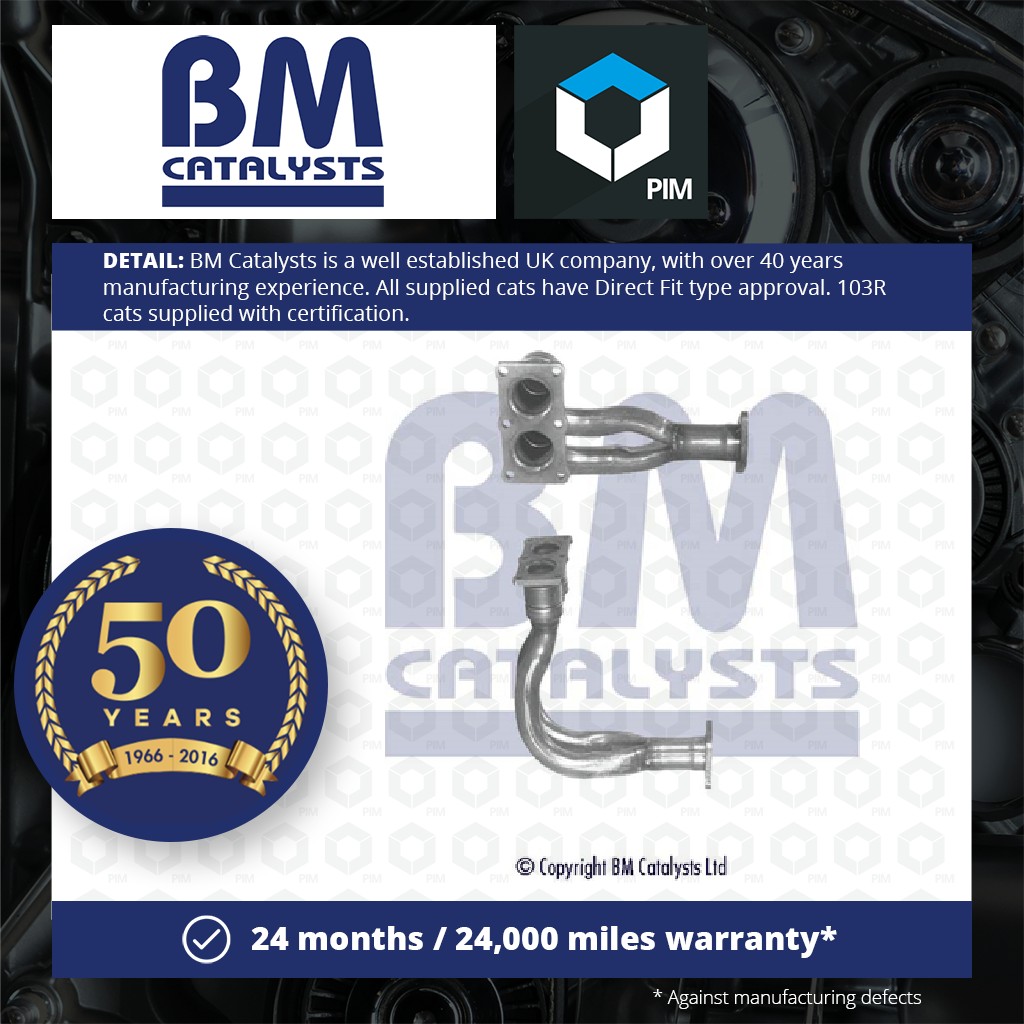 BM Catalysts Exhaust Front / Down Pipe BM70187 [PM340890]