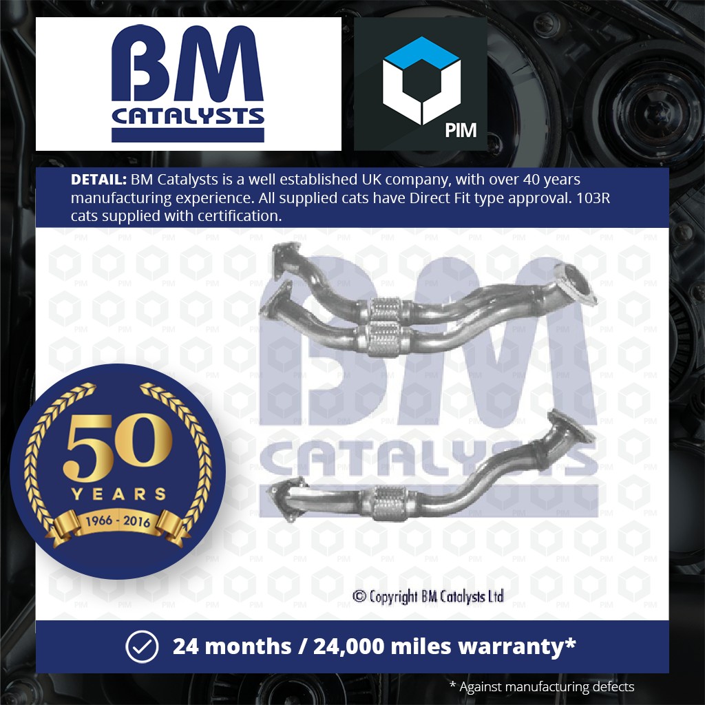 BM Catalysts Exhaust Front / Down Pipe BM70181 [PM340874]