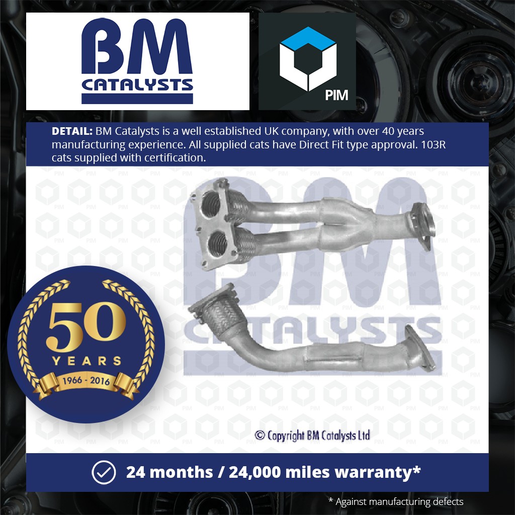 BM Catalysts Exhaust Front / Down Pipe BM70154 [PM340842]