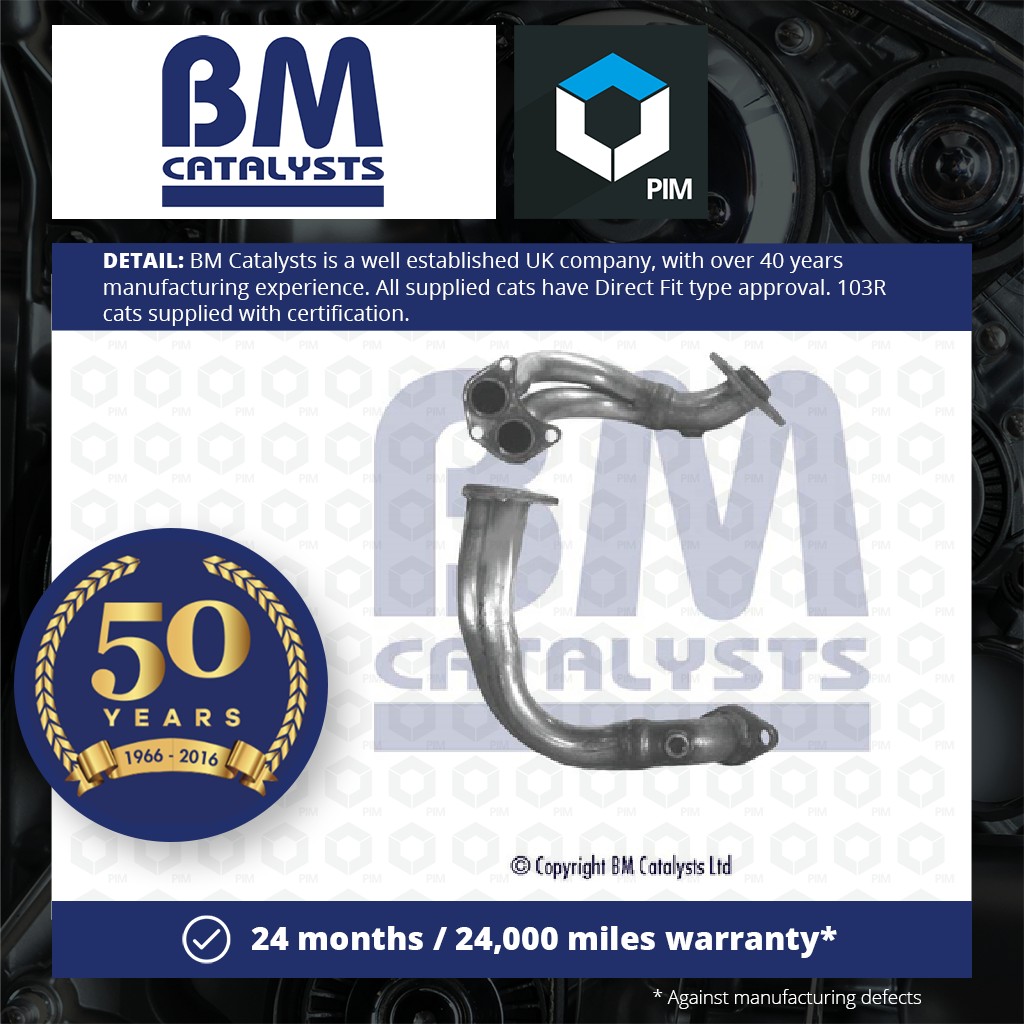 BM Catalysts Exhaust Front / Down Pipe BM70124 [PM340802]