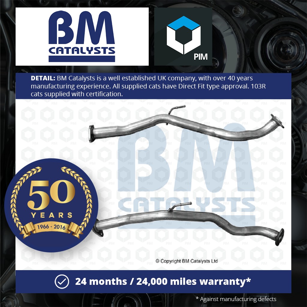 BM Catalysts Exhaust Pipe Centre BM50981 [PM1988061]