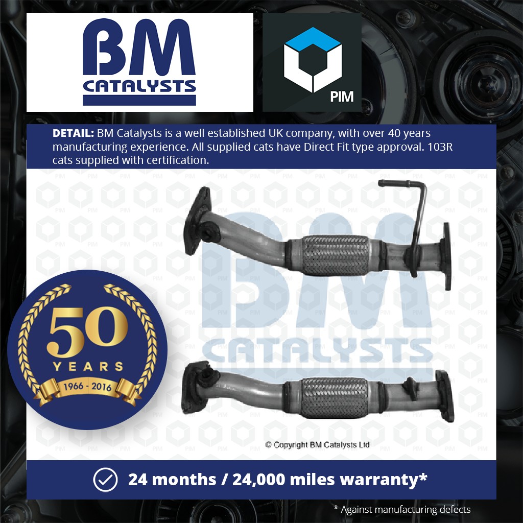 BM Catalysts Exhaust Pipe Centre BM50957 [PM1999226]