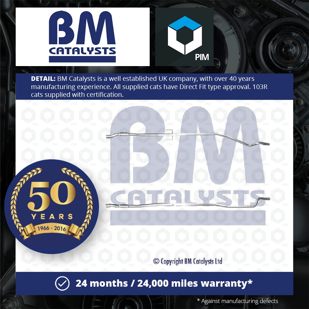 BM Catalysts Exhaust Pipe Centre BM50864 [PM1671030]