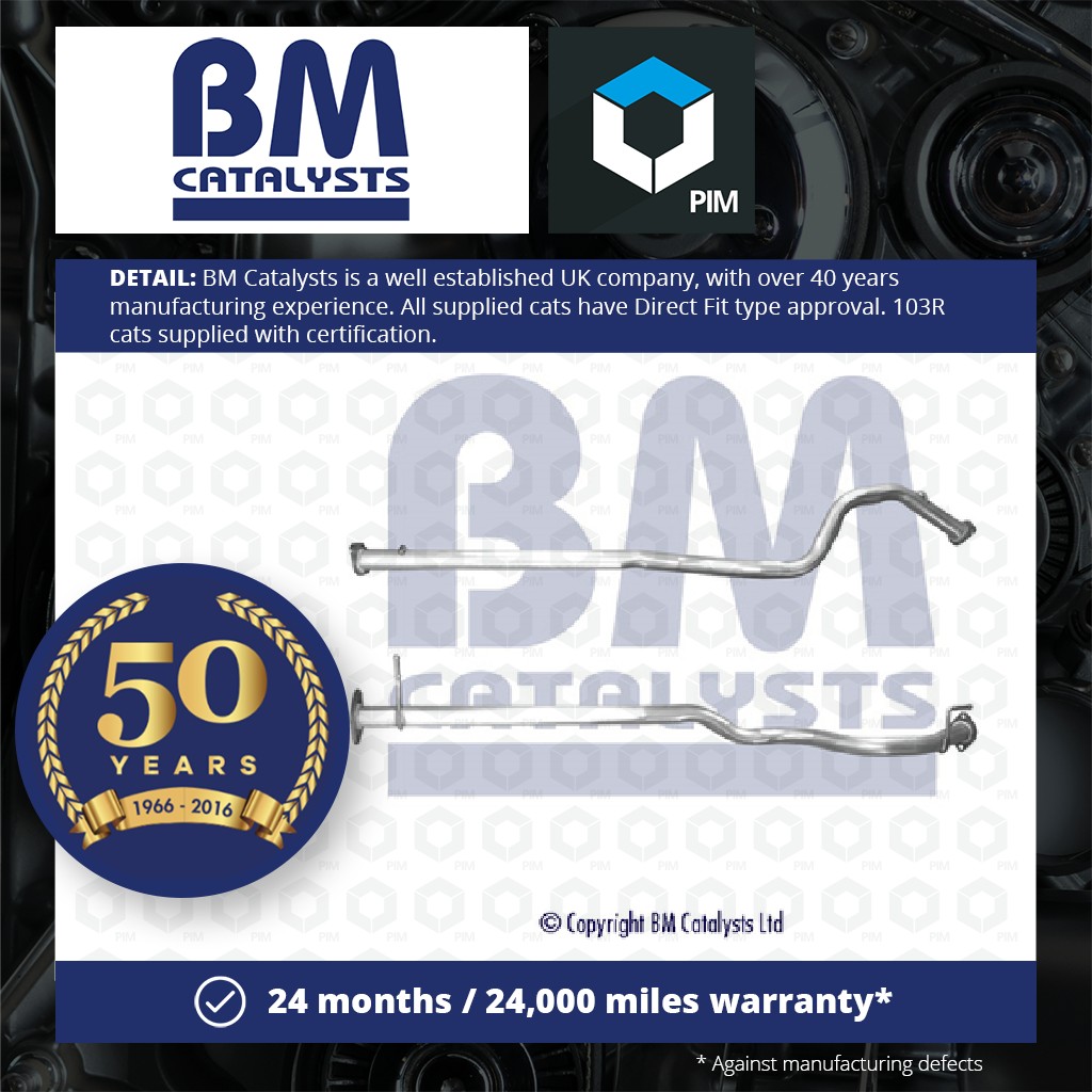 BM Catalysts Exhaust Pipe Centre BM50605 [PM1671022]