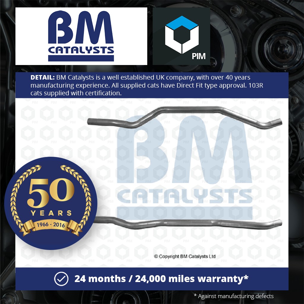 BM Catalysts Exhaust Pipe Rear BM50568 [PM1206032]