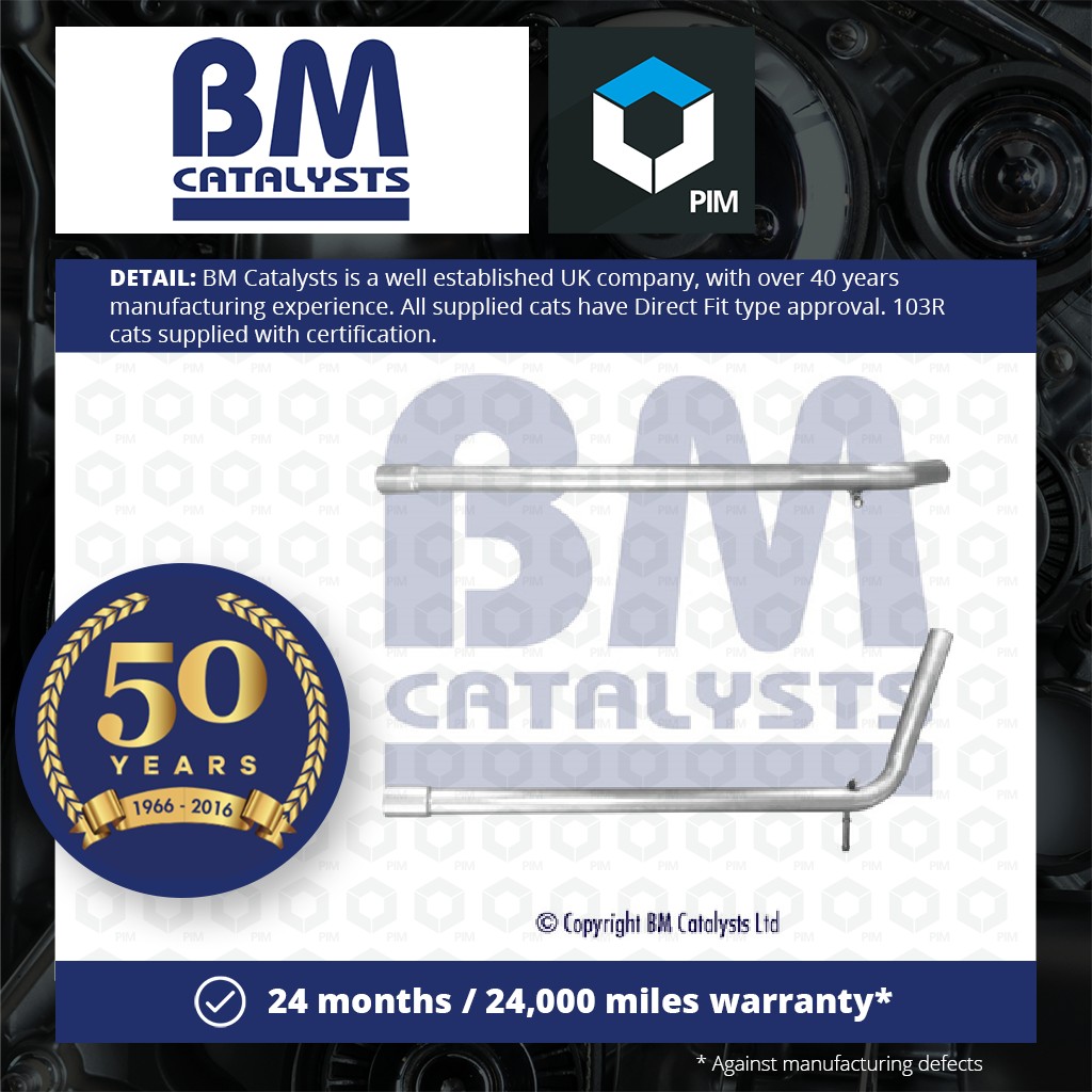 BM Catalysts Exhaust Pipe Rear BM50566 [PM1206030]