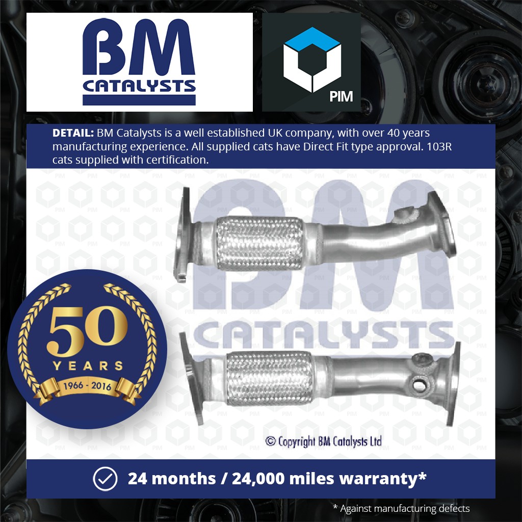 BM Catalysts Exhaust Pipe + Fitting Kit Front BM50553K [PM2070890]