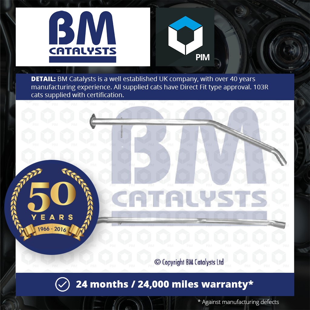 BM Catalysts Exhaust Pipe Rear BM50538 [PM922342]
