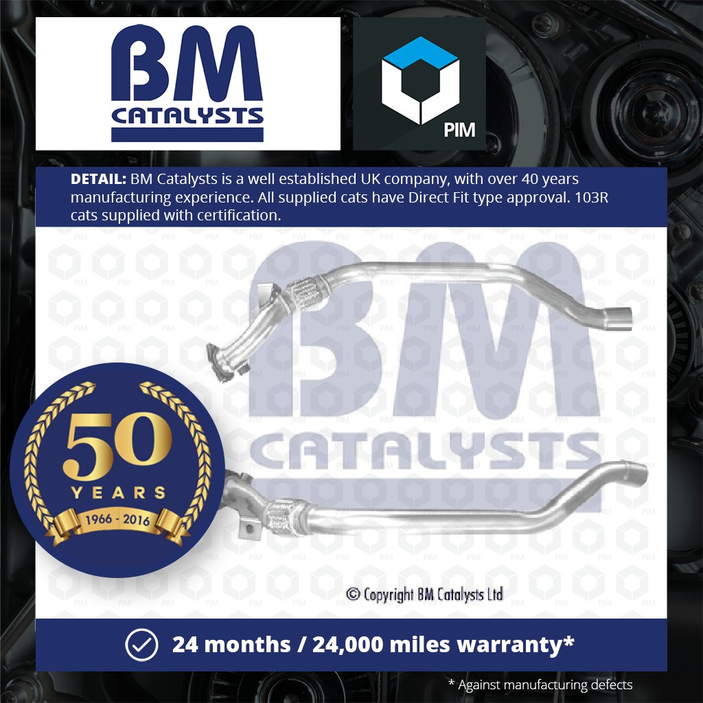 BM Catalysts Exhaust Pipe Centre BM50502 [PM922365]