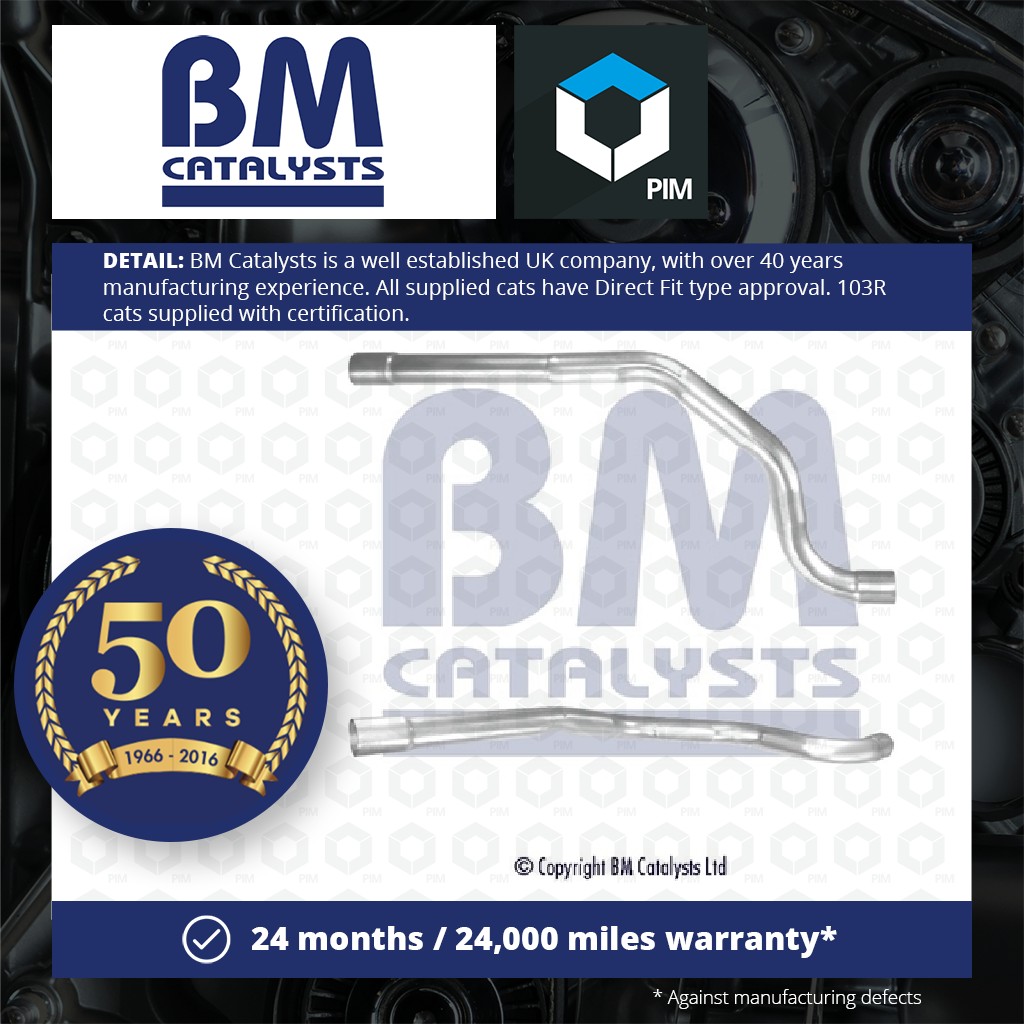 BM Catalysts Exhaust Pipe Rear BM50416 [PM922596]