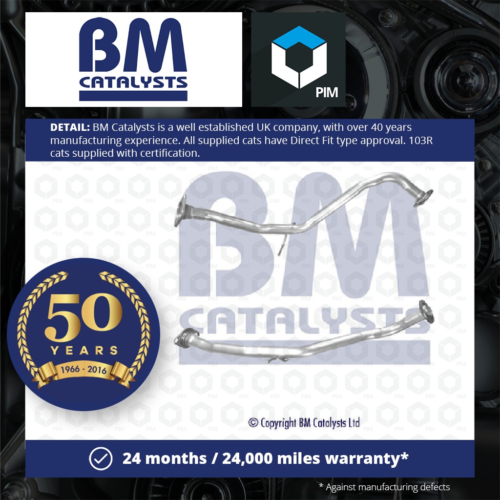 BM Catalysts Exhaust Pipe Rear BM50383 [PM922233]