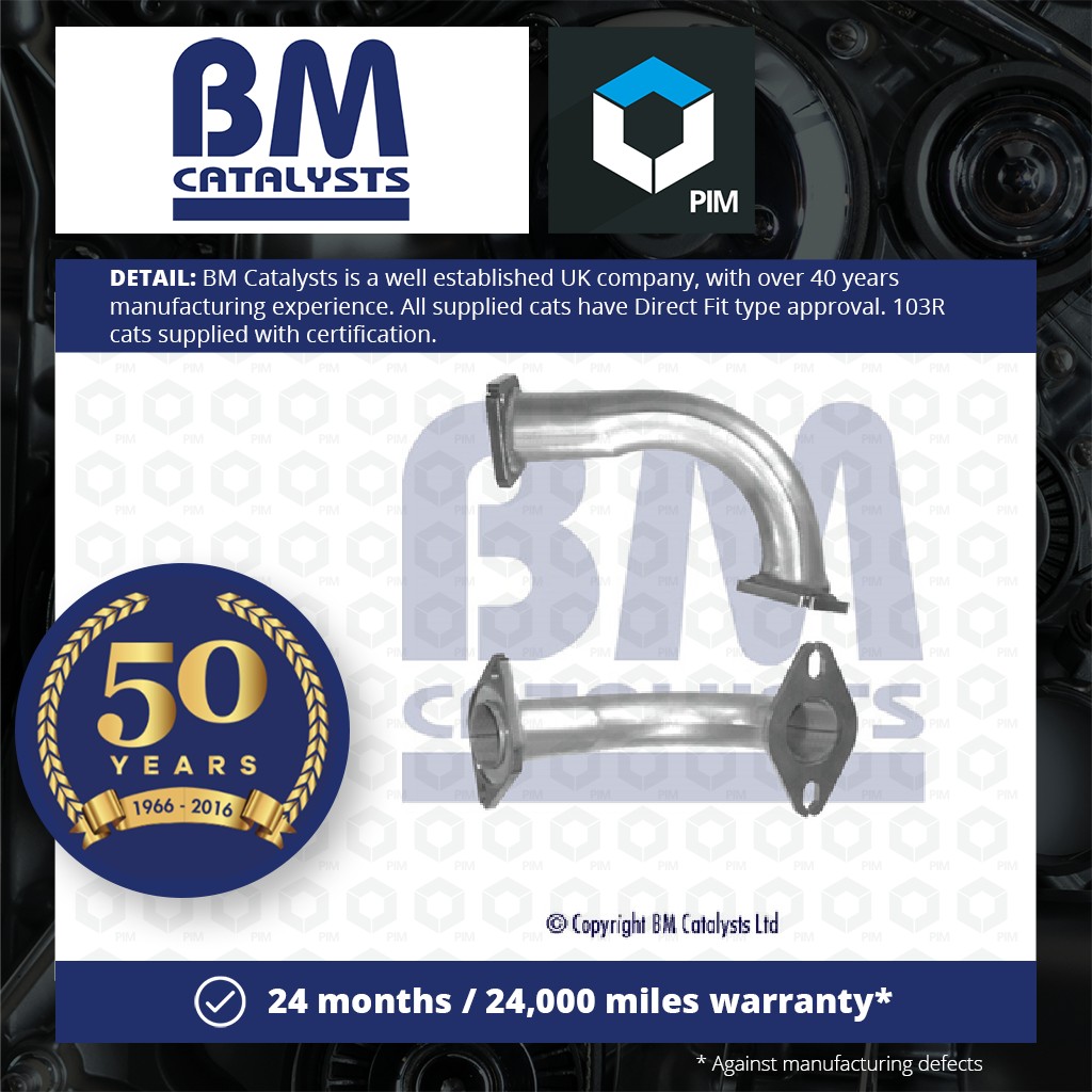 BM Catalysts Exhaust Pipe Front BM50363 [PM922580]