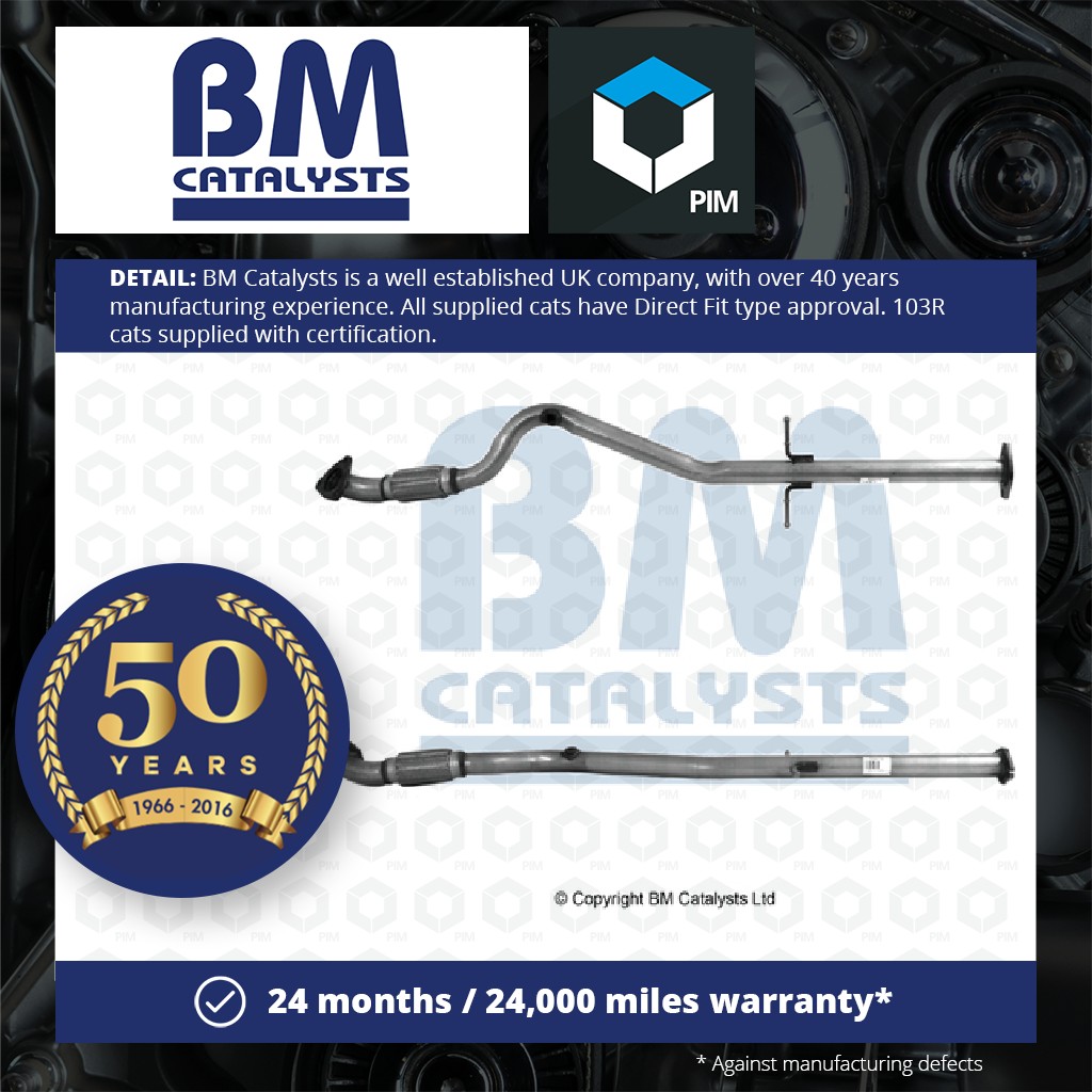 BM Catalysts Exhaust Pipe Centre BM50273 [PM922198]