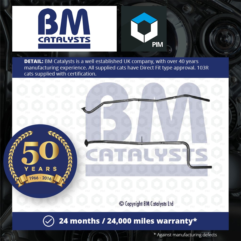 BM Catalysts Exhaust Pipe Rear BM50084 [PM339549]