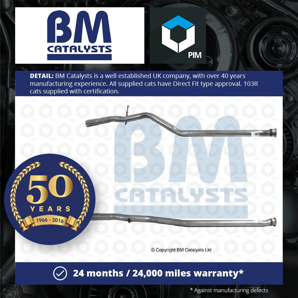 BM Catalysts Exhaust Pipe Centre BM50037 [PM339293]