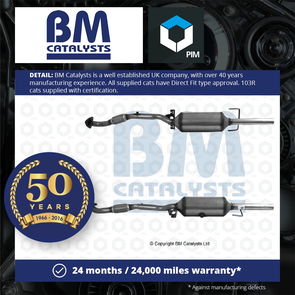 BM Catalysts Diesel Particulate Filter DPF + Fitting Kit BM11154HK [PM2069760]