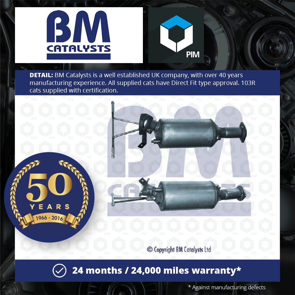 BM Catalysts Diesel Particulate Filter DPF + Fitting Kit BM11024K [PM2069424]