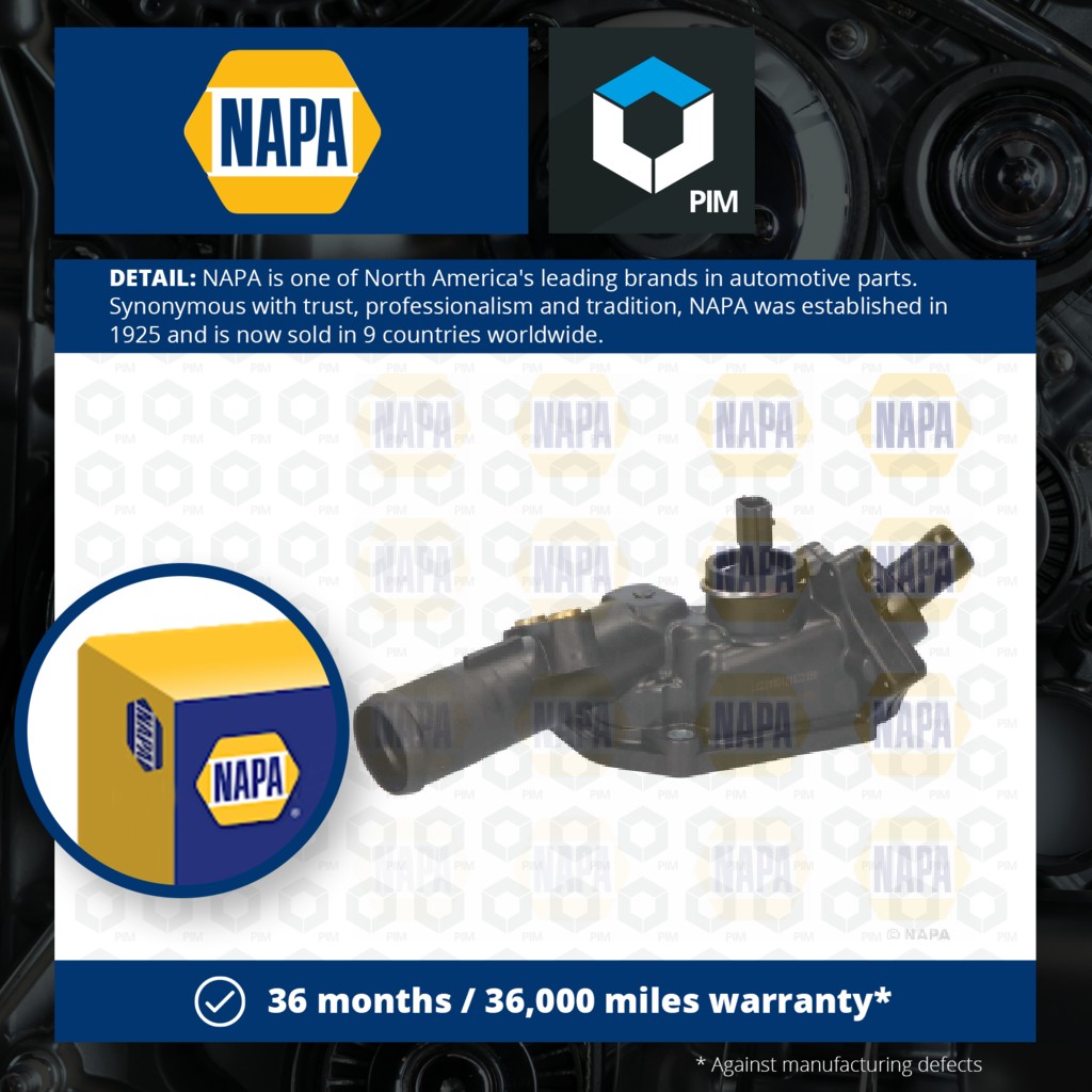 NAPA Coolant Thermostat NTH1287 [PM2069291]