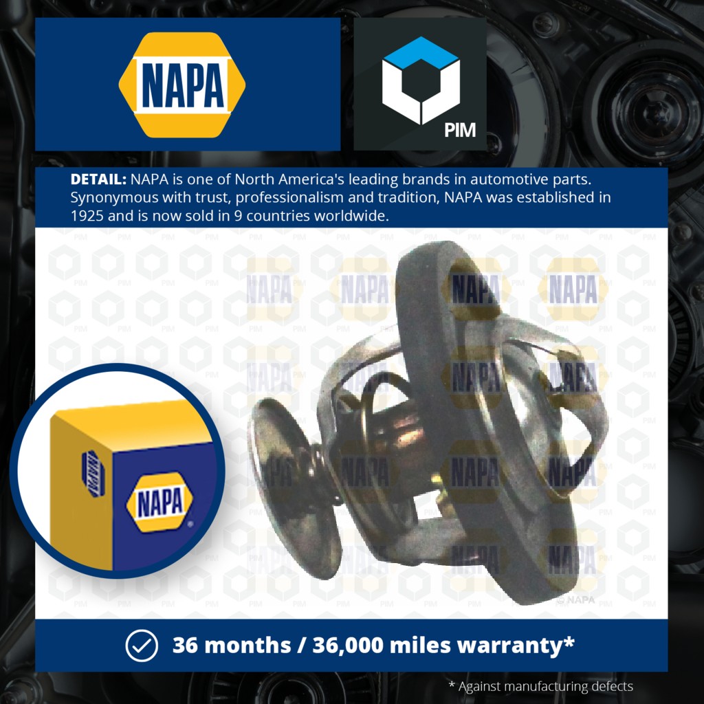 NAPA Coolant Thermostat NTH1126 [PM2069263]