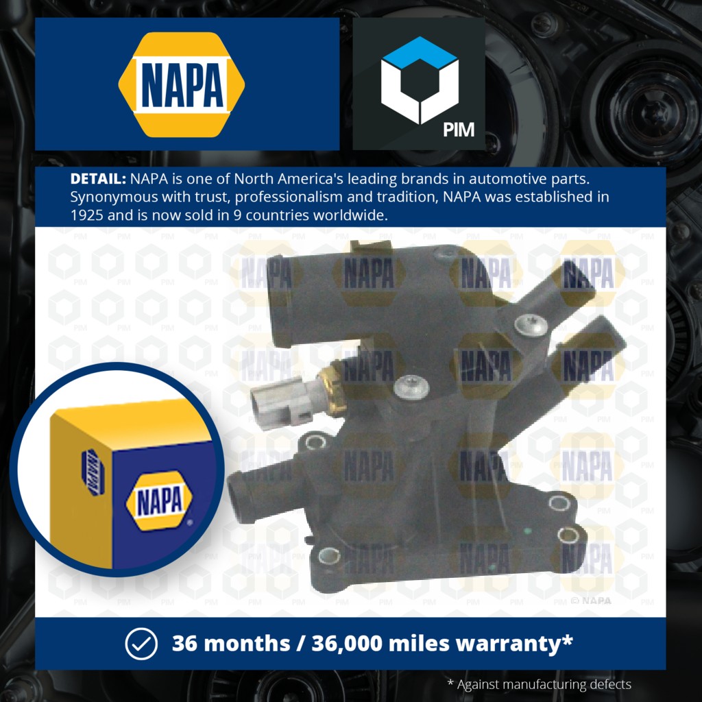 NAPA Coolant Thermostat NTH1066 [PM2069256]