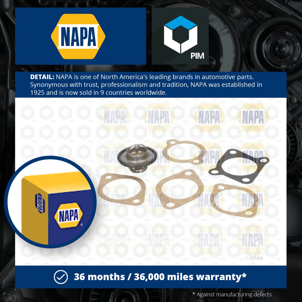 NAPA Coolant Thermostat NTH1052 [PM2069255]
