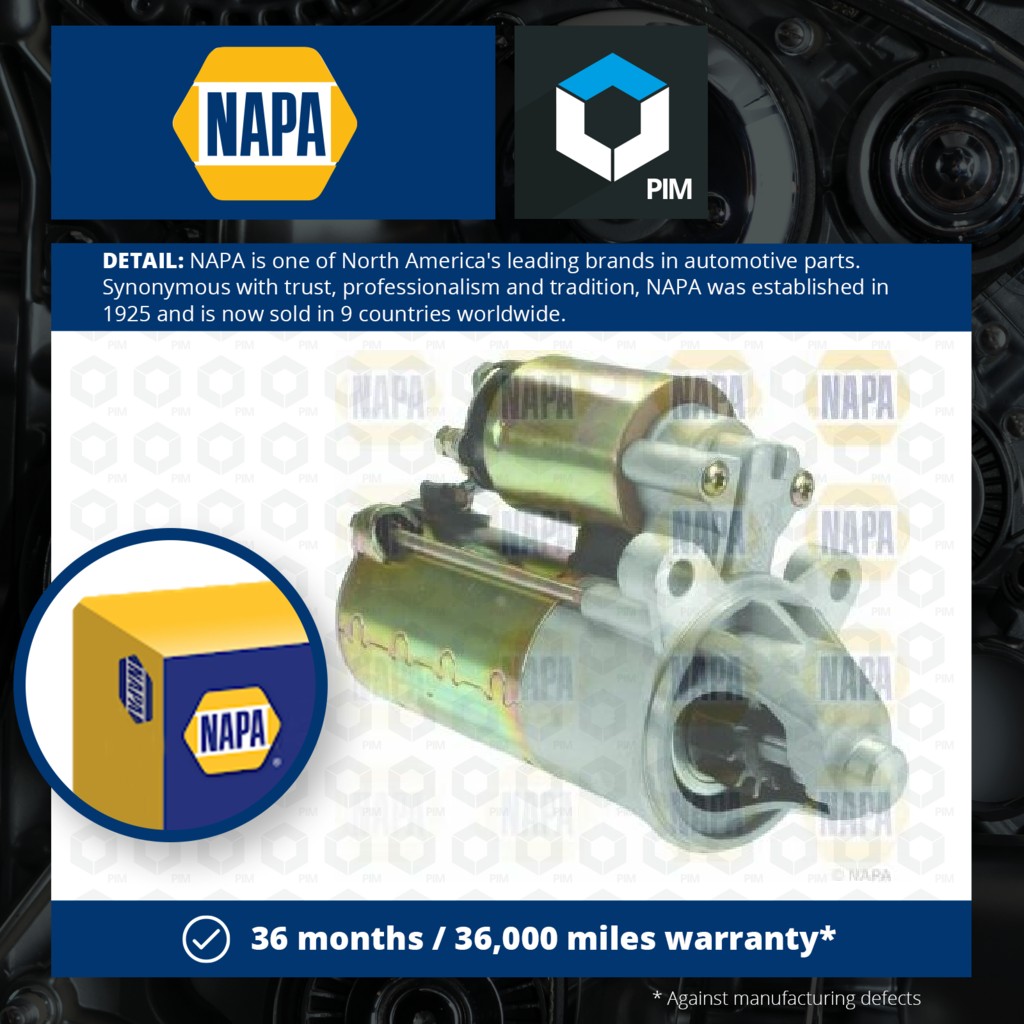 NAPA Starter Motor NSM1755 [PM2069205]