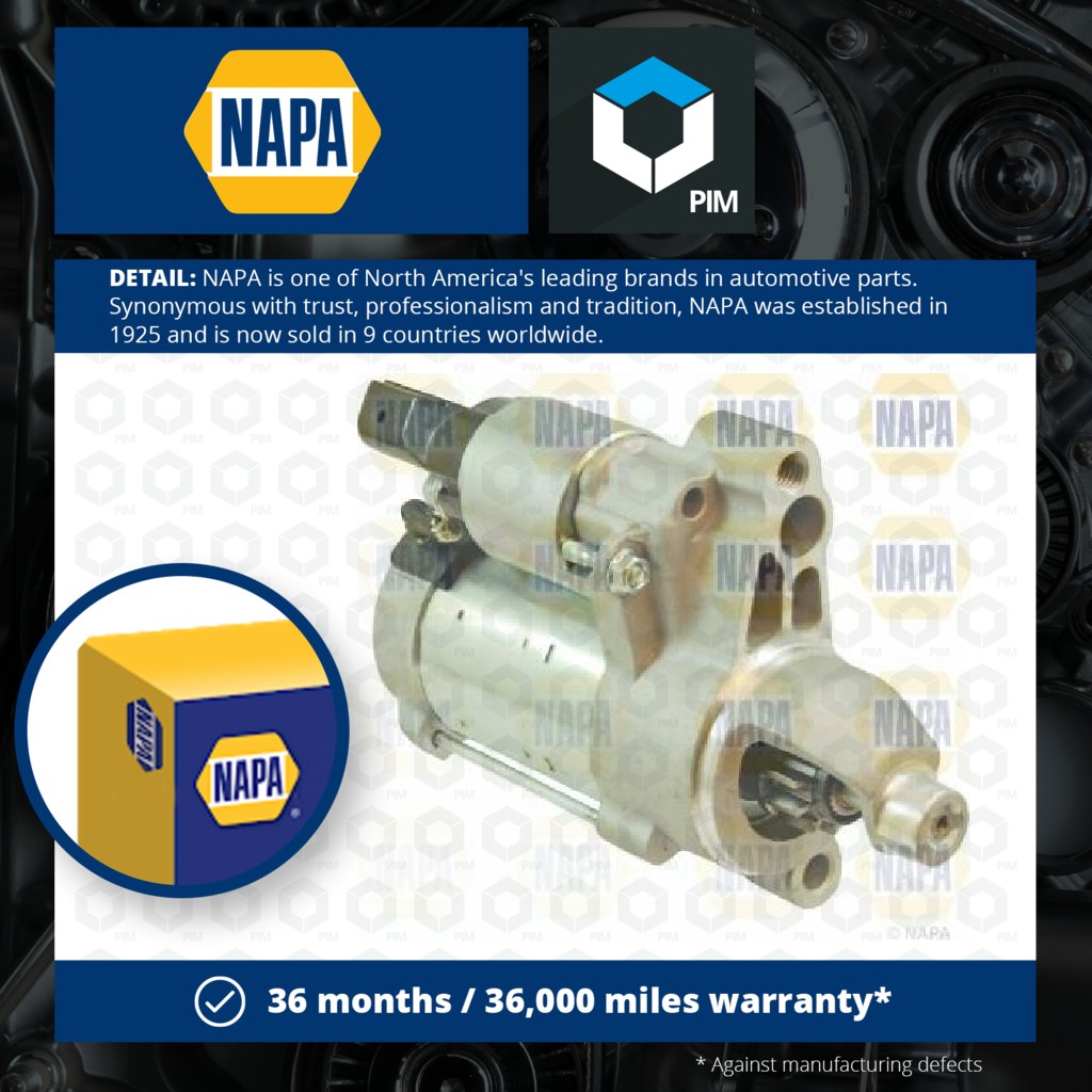 NAPA Starter Motor NSM1754 [PM2069204]