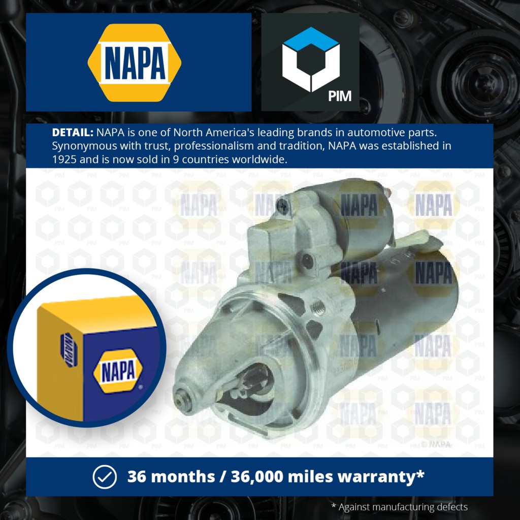 NAPA Starter Motor NSM1747 [PM2069197]