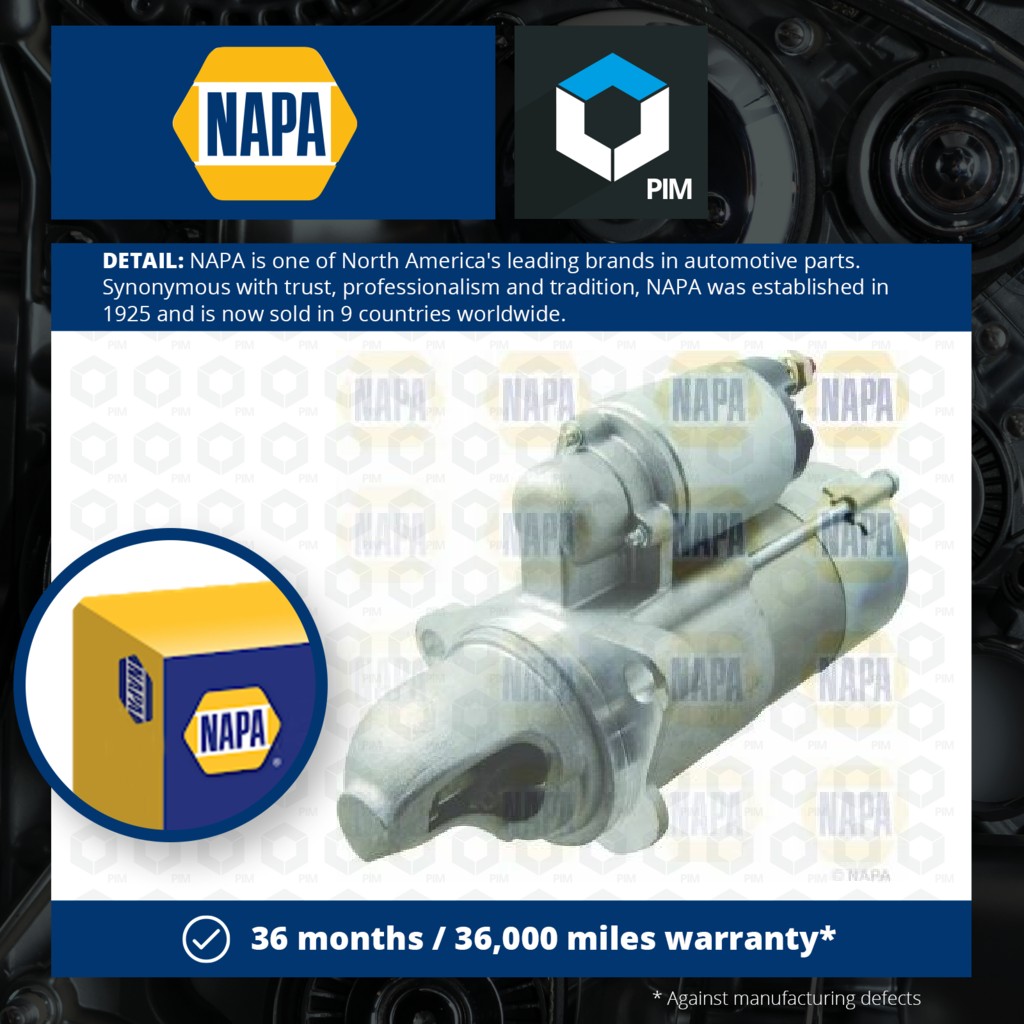 NAPA Starter Motor NSM1741 [PM2069191]