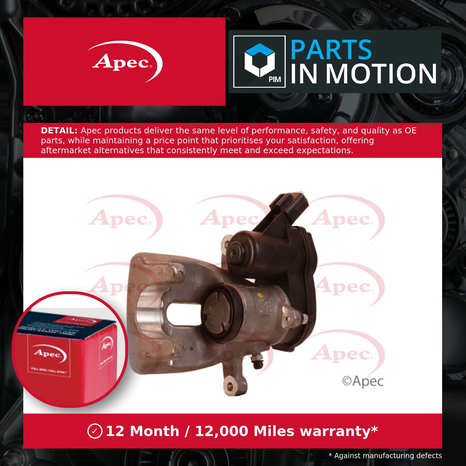 Apec Brake Caliper LCA628N [PM2068036]
