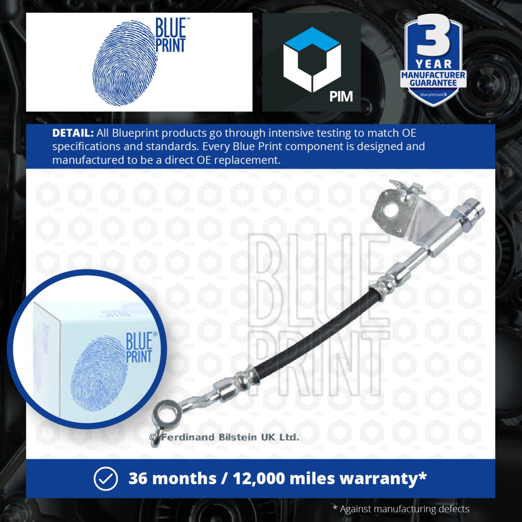 Blue Print Brake Hose Rear Left ADBP530026 [PM2064005]
