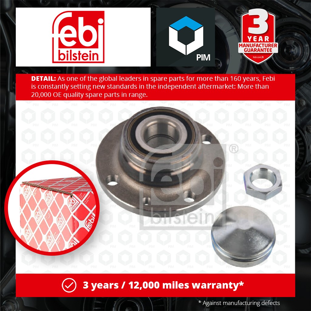 Febi Wheel Bearing Kit Rear 181814 [PM2062524]