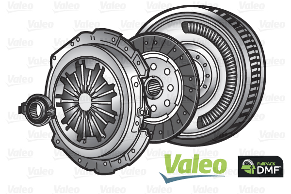Valeo Dual Mass Flywheel DMF Kit with Clutch 837119 [PM1732458]