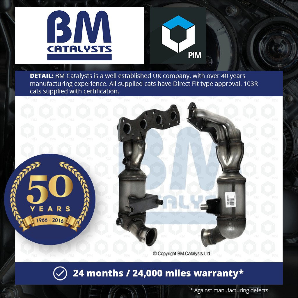 BM Catalysts Catalytic Converter Type Approved BM91480H [PM403643]