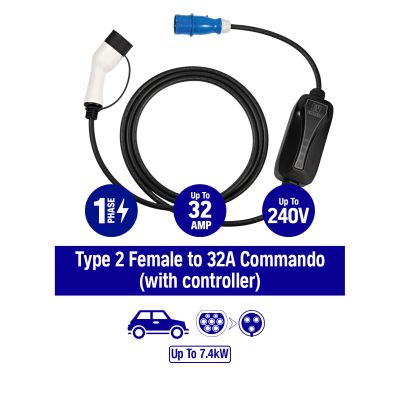 NAPA NEC108 Type 2 Charging Cable