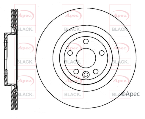 Apec Black DSK3405B