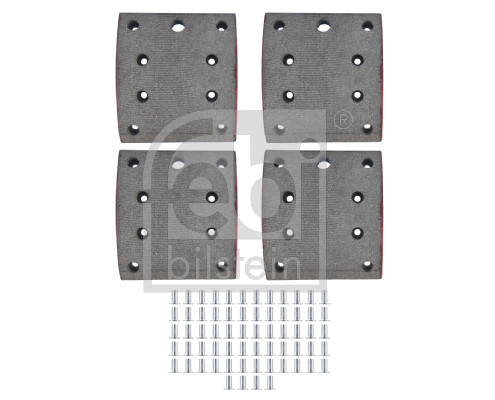Febi 181230 Brake Lining, drum brake Front or Rear