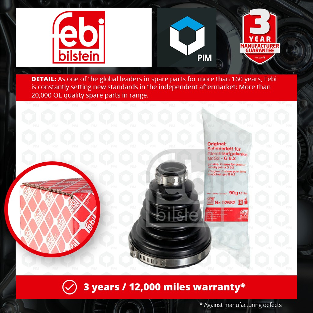 Febi CV Joint Boot 180365 [PM2057742]