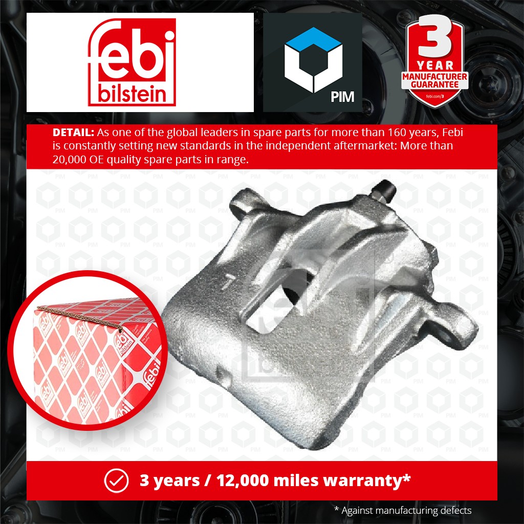 Febi Brake Caliper Rear Left 178140 [PM2050487]